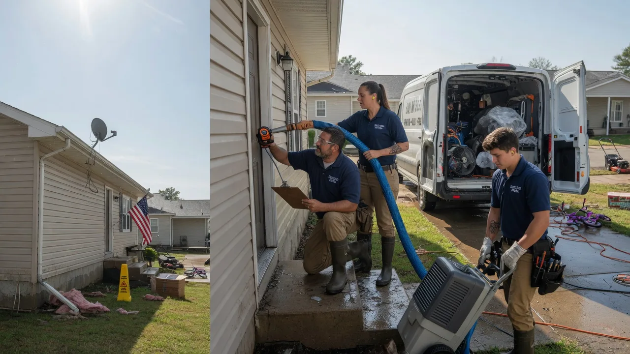 Ceiling Water Damage Restoration in Collins, OH near me